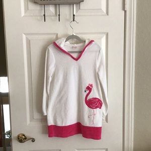 Gymboree girl swim cover up size Medium 7-8